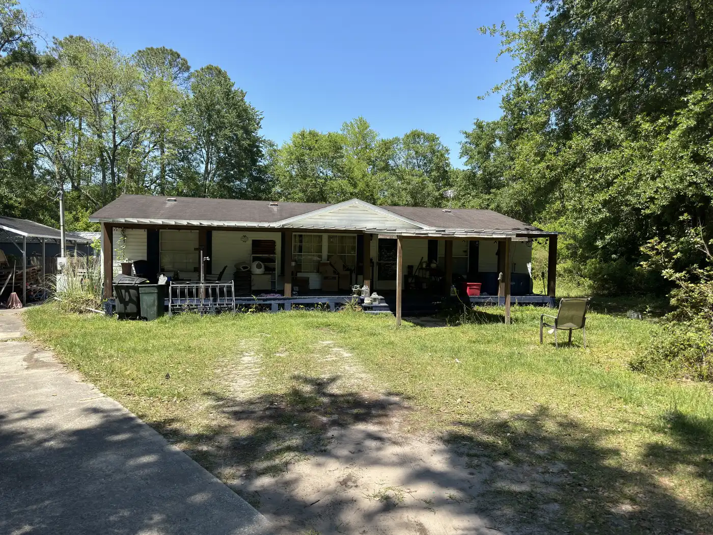 Manufactured home on acreage we bought as-is on Deer Trail in Sunnyside Farms, Middleburg, FL