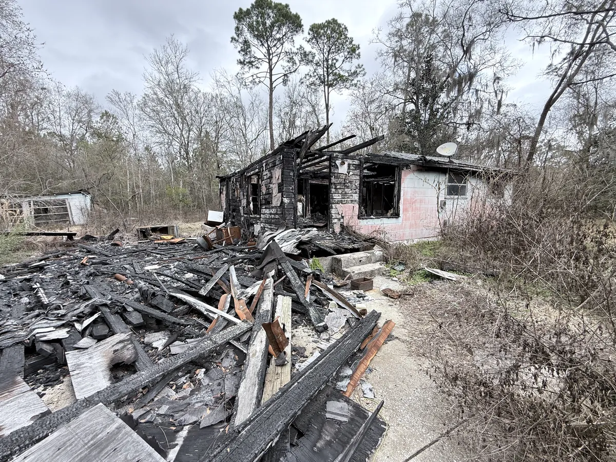 Storm-damaged inherited house we buy as-is in Bradford County, Florida