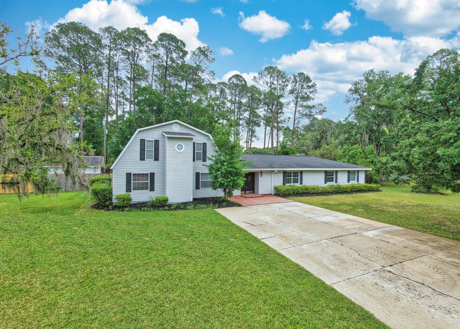 Aerial view of the Colley Road property in Starke, Florida